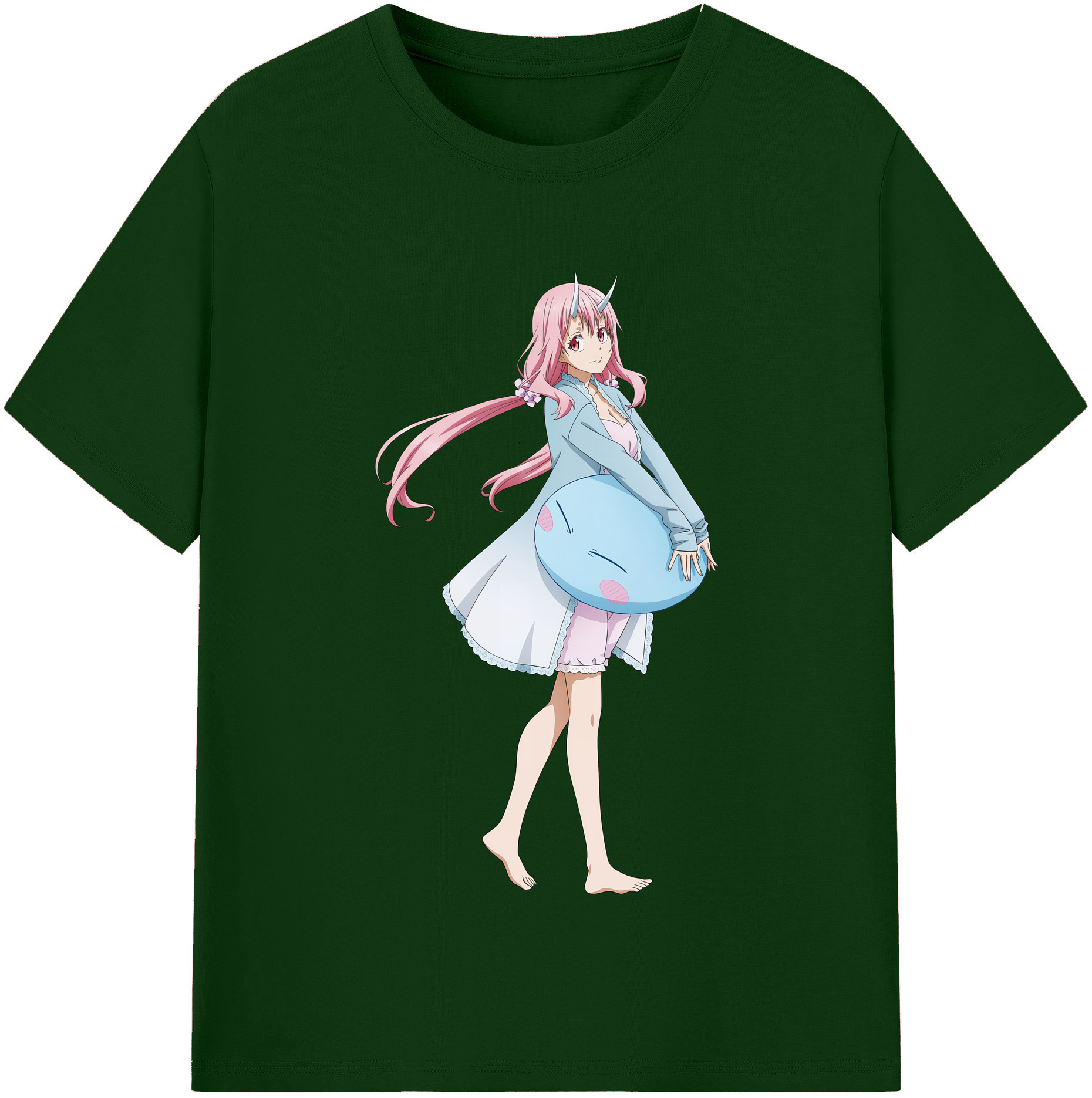 （画像用） 転スラ Regarding Reincarnated to Slime 綿100％半袖Tシャツ（フロントプリント）